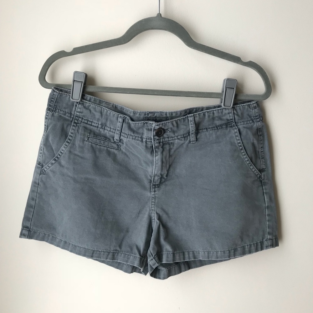 Merona washed gray chino shorts